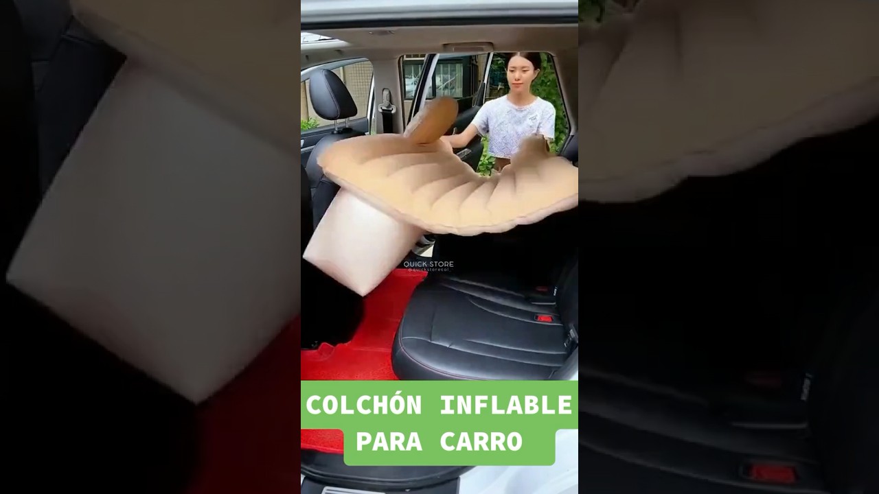 Colchón inflable para carro 🚗