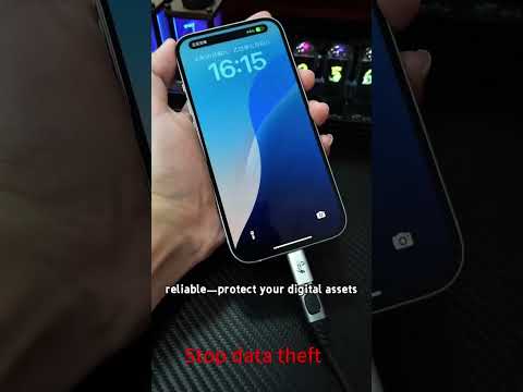 USB Data Blocker (Data Masker) - захист від крадіжки даних при зарядці (USB-С male → USB-A female), видео 1