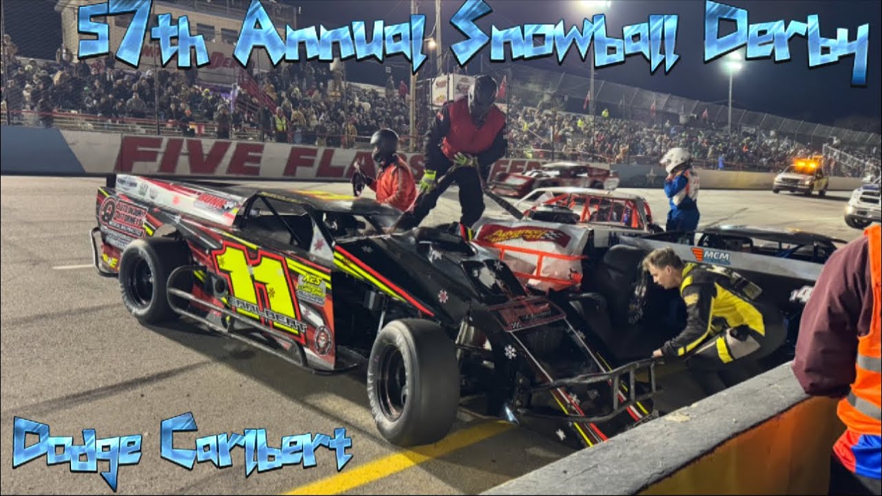 📸 Dodge Carlbert | 57th Annual Snowball Derby | Modified 75 | 5 Flags ...
