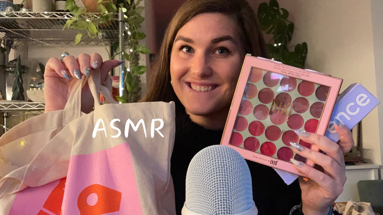 ASMR What's in my Goodie Bag 🛍️ | Beauty Product Tingles 💄✨