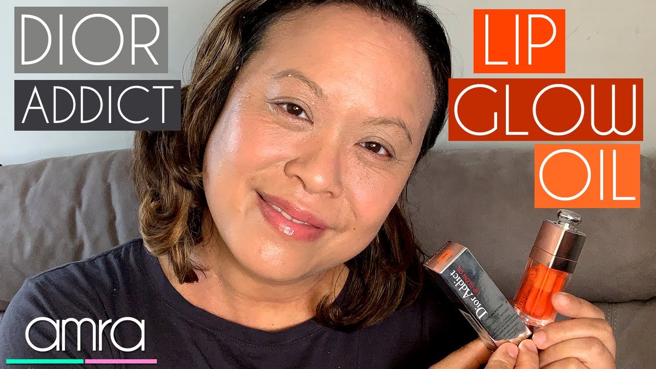 Dior Addict Lip Glow Oil - Review, First Impressions and makeup try on 
