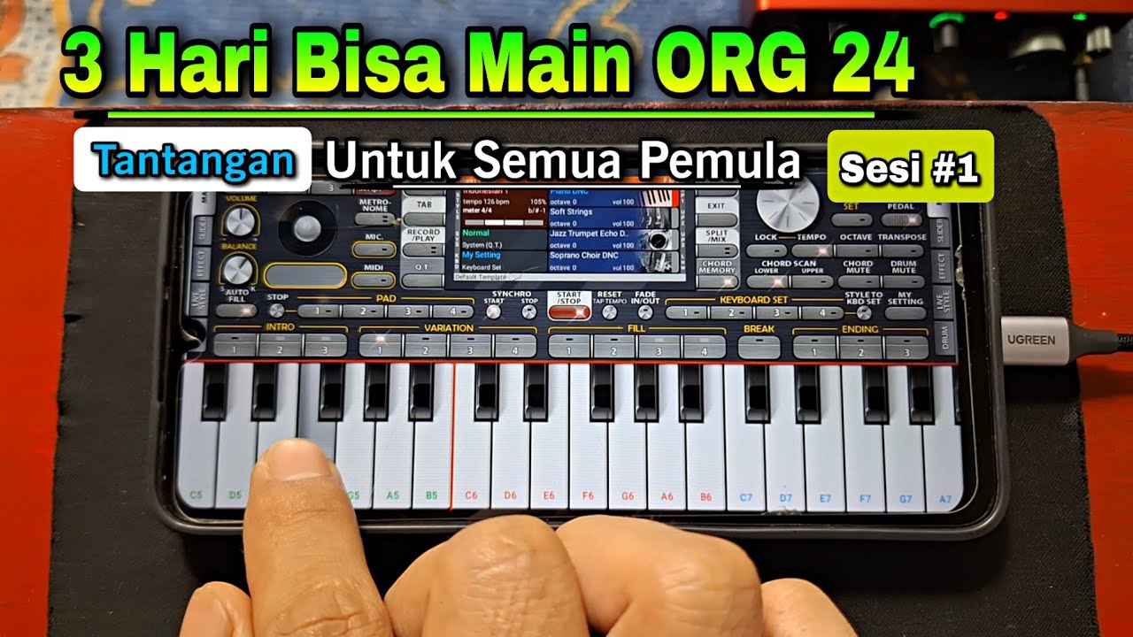 TANTANGAN 3 HARI BISA MAIN ORG 2024 | Main Orgen Hari ke 1