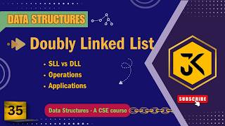 35 Doubly Linked List Introduction: Difference Between SLL & DLL, Operations & Applications #dsa