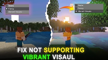 Fix Vibrant Visuals Not Showing in Minecraft PE | Unlock on Unsupported Devices (Greyed Out Fix)