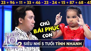 Siêu nhí TÍNH NHANH 5 tuổi khiến Trấn Thành 'NGẢ MŨ BÁI PHỤC' vì tốc độ nhanh hơn cả bấm máy tính screenshot 3