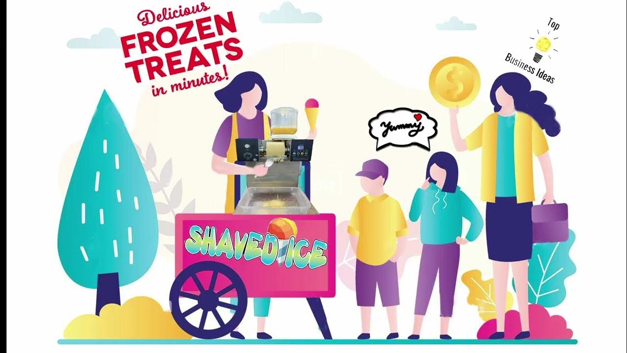 Shaved ice maker the best summer treat 😋😋😍 a great option for your small business YouTube