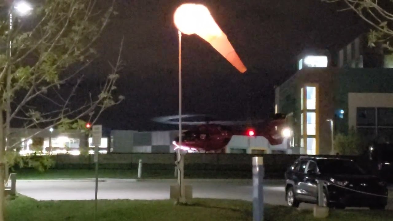 *RARE* S.T.A.R.S Air Ambulance Night Take Off!