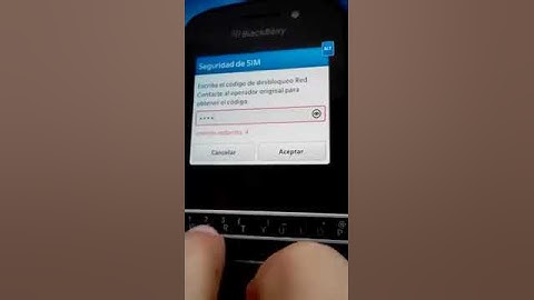 error de code blackberry Q10