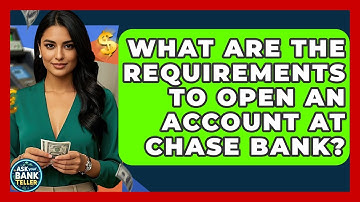 What Are The Requirements To Open An Account At Chase Bank? - Ask Your Bank Teller