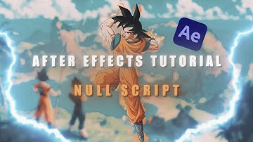 After Effects Tutorial (Auto Null Script) Beginner Tutorial / Edit Faster