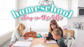 HOMESCHOOL DAY IN THE LIFE | Sonlight, The Good & The Beautiful, and more! @ThisHomeschoolHouse