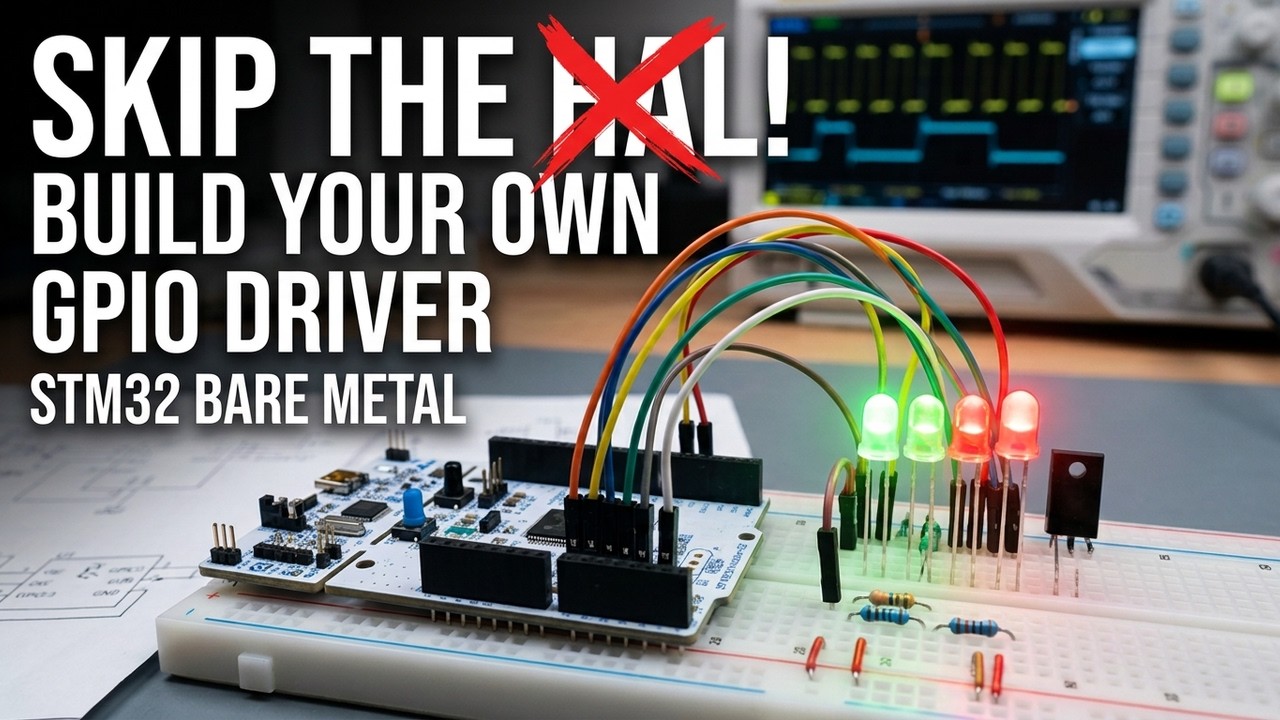 Parallel Gpio Skip the HAL and Build Your Own GPIO Driver for STM32 - YouTube