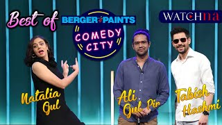 Tabish Hashmi | Natalia Gul | Ali Gul Pir | Best Of Berger Paints Comedy City | Part 4