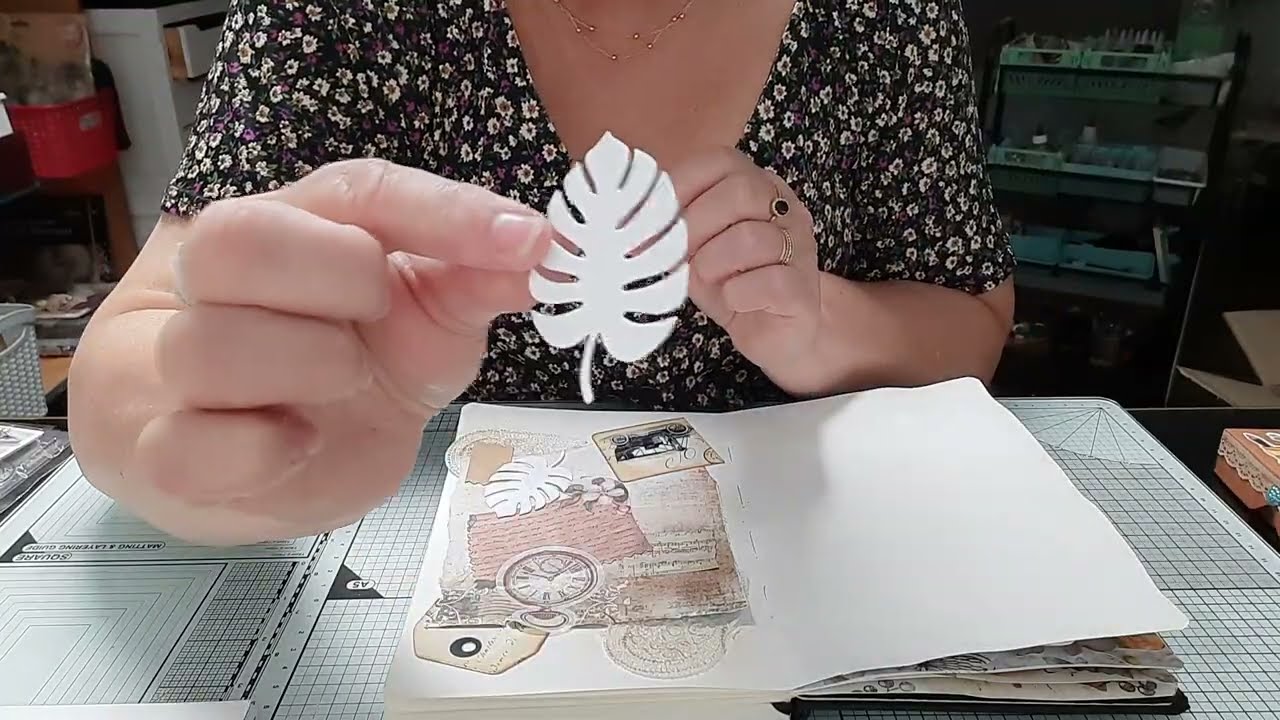 PAGE DE ART JOURNAL...MATERIEL ET TUTO