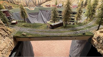 Making and sceening a lift bridge for model trains