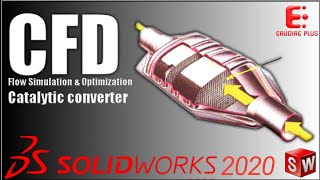 CFD Analysis & Optimization of a Catalytic Converter with SolidWorks 2020