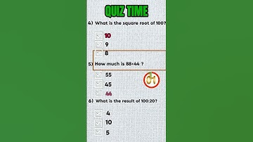 Math Quiz - Can you get 10/10?#mathematics #maths #quiz #quiztime
