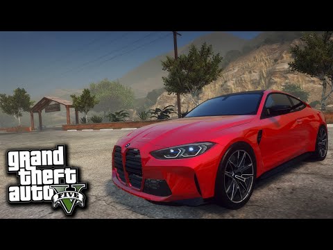 МОДЫ GTA 5: 2021 BMW M4 Competition // КАК УСТАНОВИТЬ МАШИНУ в GTA 5! БМВ М4 в ГТА 5!