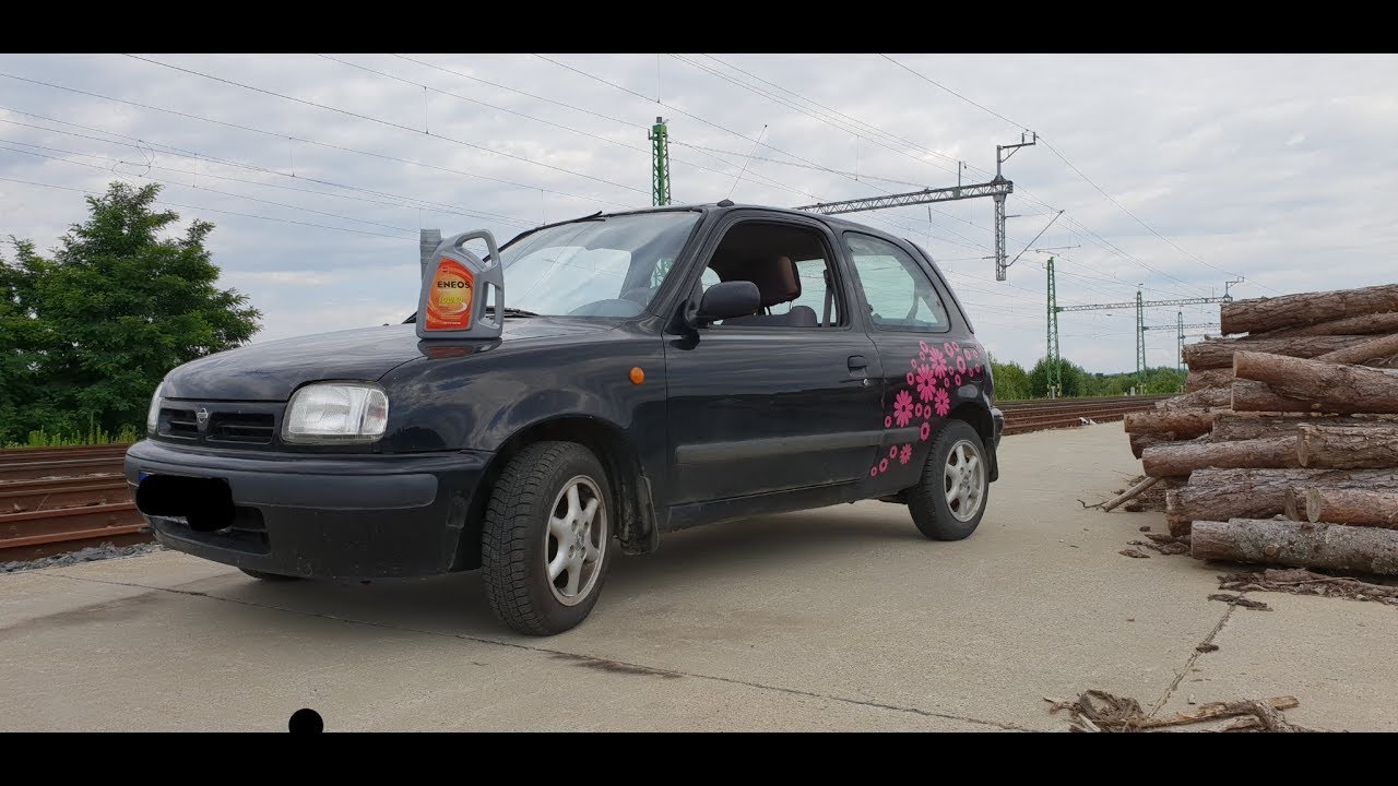 Nissan Micra K11 oil change YouTube