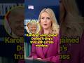 Karoline Leavitt gained Donald Trump's trust with a cross necklace.   #celebrity #KarolineLeavitt