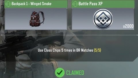 Call Of Duty Mobile Use Class Chips 5 times in BR Matches Task Complete