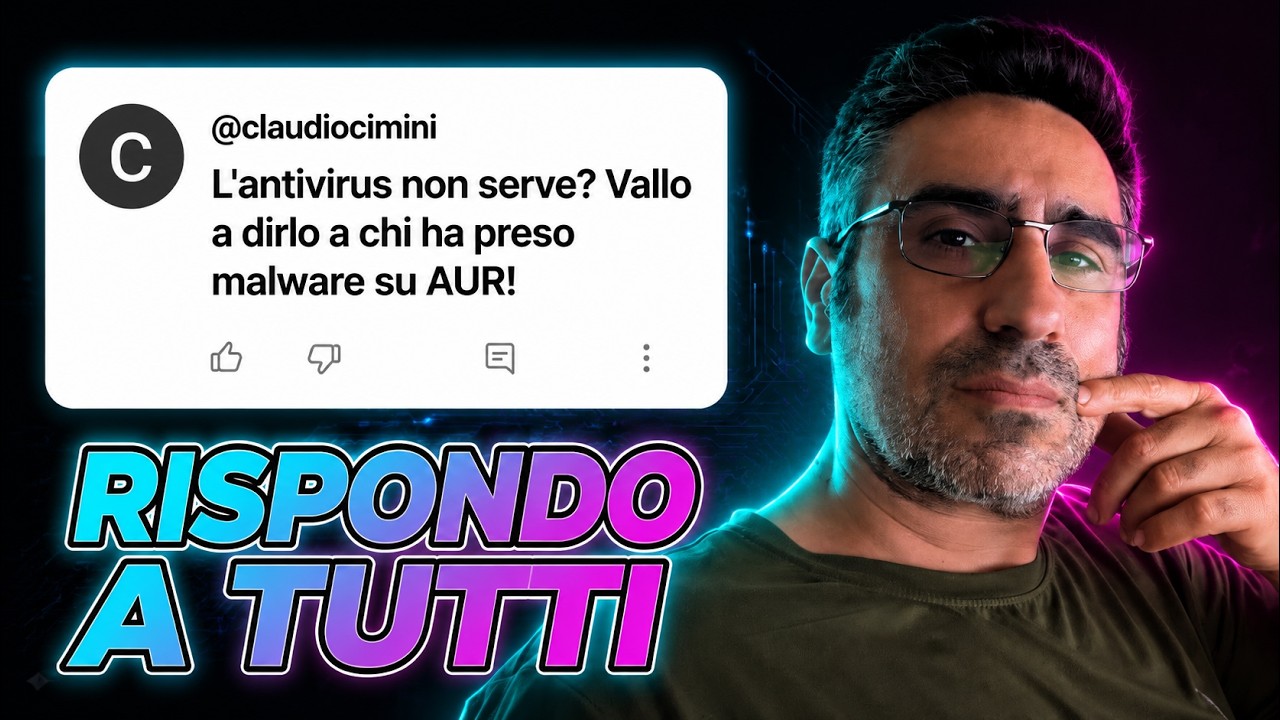 Thumbnail del video Windows 11, Linux e antivirus: le vostre domande più dure