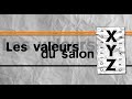 Les valeurs du salon xyz