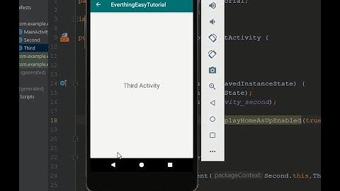 Add Back Button in Action Bar *Android Studio Bangla tutorial* || * Everything Easy*
