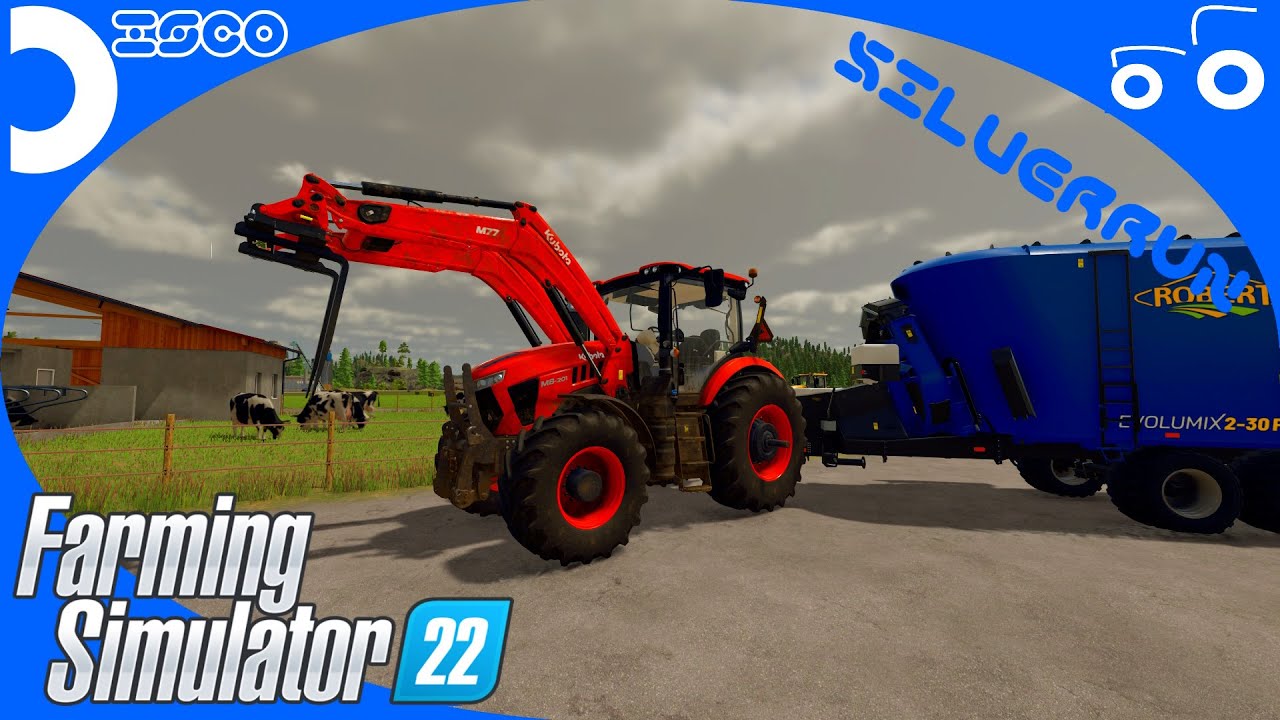 FS22 Silverrun E22 - Dairy Stuggles, Dying Controllers :S - YouTube