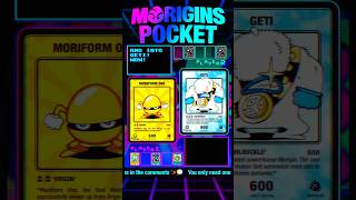 One #Boosterpack is all you need to play Morigins Pocket 🩵 Easy & retro✨⭐️ #TCG #Morigins #cards