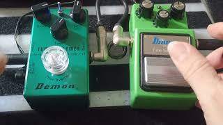 Ibanez Tube Screamer TS9 X Demon FX Tube Screamer - YouTube
