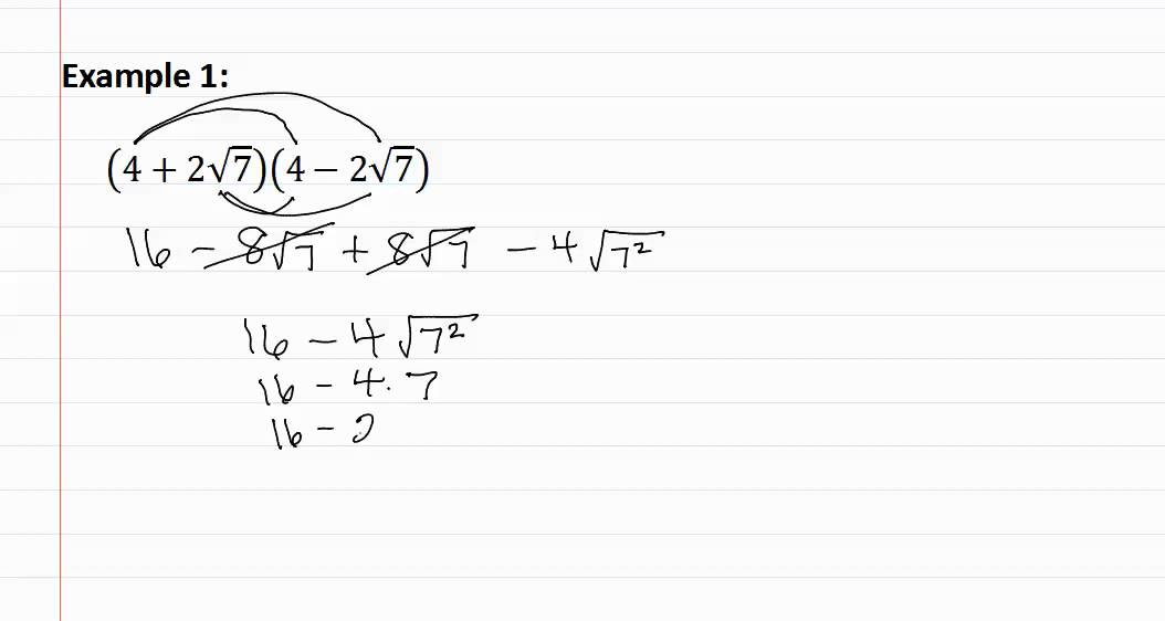 15.2g Multiply Conjugates YouTube