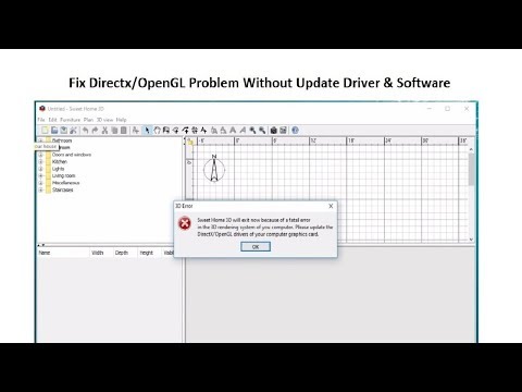 How to Fix DirectX/OpenGL Problem without Update Driver & Software