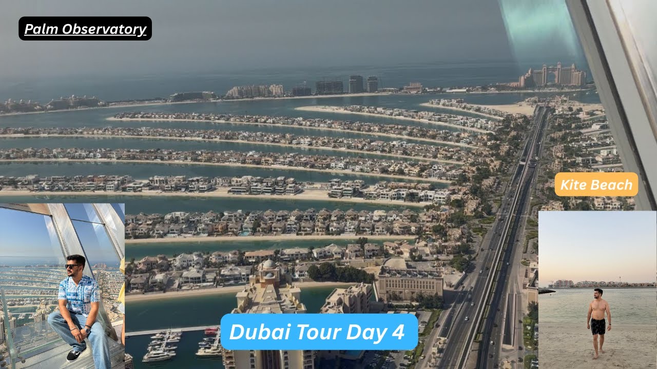 'The View' @ Palm Island, Kite beach and La mera beach full tour | Best beaches to go in Dubai