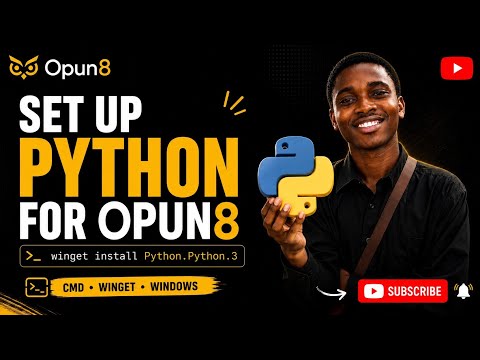 How to Install Python Using CMD for Opun8 | Windows Setup Guide.. @Opun8 @GitHub @Windows 