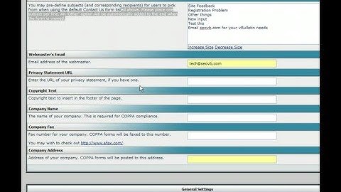 Initial vBulletin Setup: Part 1