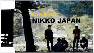 Nikko, Japan - bus ride - 8mm Film Footage