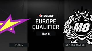 magic vs Gentle Mates - StarLadder StarSeries Season 20 European Closed Qualifier | CS2
