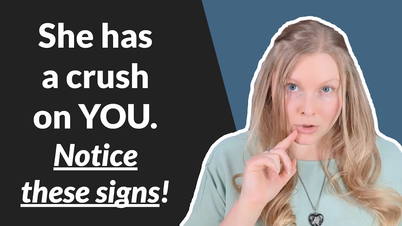 Signs A Woman Likes You And Is Trying Not To Show It 😍 (Female Psychology Explained)