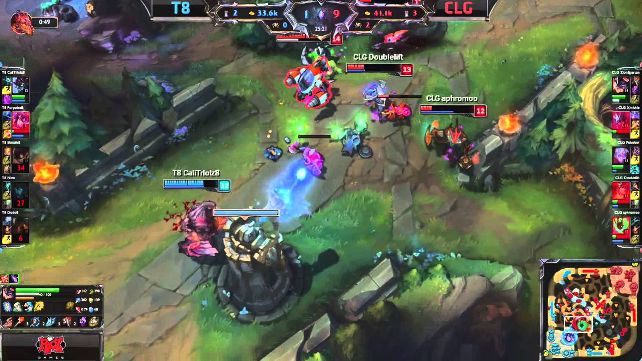 T8 vs CLG - Week 2 Day 1 - Team 8 vs Counter Logic Gaming