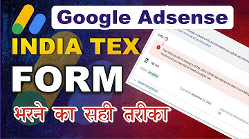 adsense india tex form | google adsense tax information | google adsense