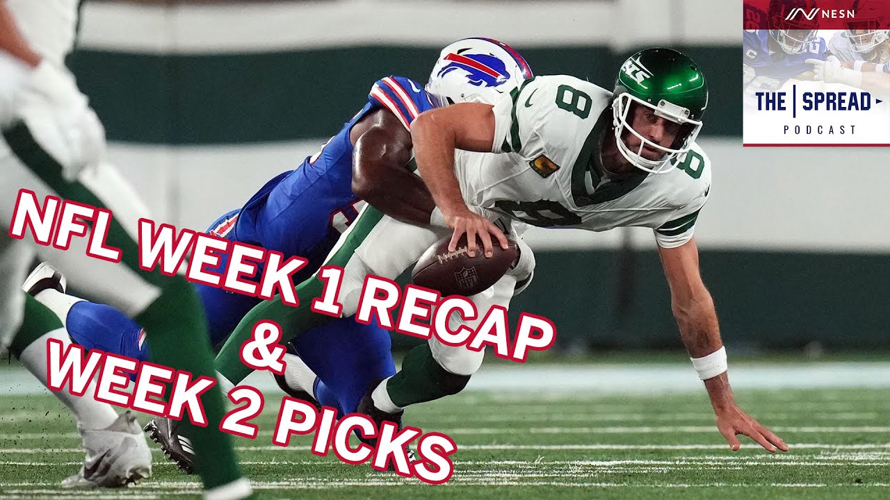 NFL Week 2 Picks, Odds & Props, NESN the Spread Podcast