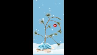 Mr. Smith Unboxes a Charlie Brown Christmas Tree   #short