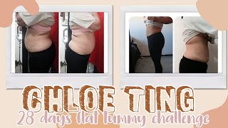 HICE EL RETO DE CHLOE TING 28 DAY FLAT TUMMY CHALLENGE chloetingchallenge