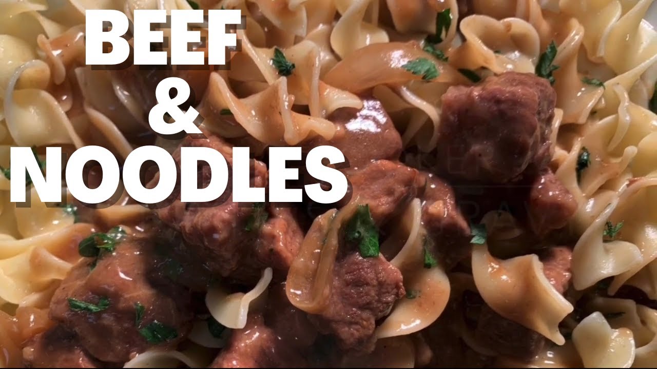 BEEF AND NOODLES | Easy Crockpot Recipe - YouTube