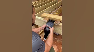 Deck building tip! Save on joist tape! Using the 6” butyl tape for doors/windows #construction #diy