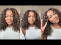 BLONDE HIGHLIGHTS MINIMALIST HD LACE GLUELESS CURLY WIG | LUVME HAIR | KATHY ODISSE