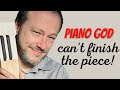 PIANO GOD can&#39;t finish the piece! | Dudley Moore Beethoven piano PARODY | Marc-André Hamelin