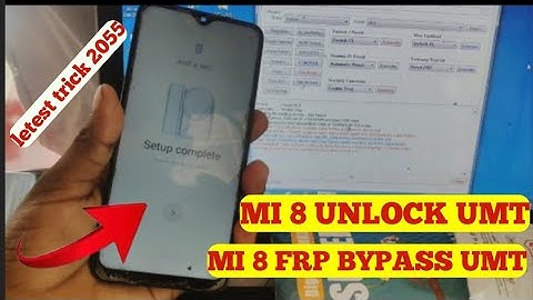 Redmi 8, 8A Mi Account ,Password Frp Unlook By Umt / How To Remove Mi Account Redmi 8 Phone