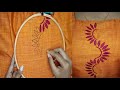 தமிழில்!!!|Easy and simple hand embroidery design for churidars in TAMIL|Quick and elegant designs